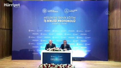 Milli Eğitim Bakanı Özer, imza töreninde açıklamalarda bulundu