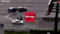 ABD'de filmleri aratmayan hırsız-polis kovalamacası