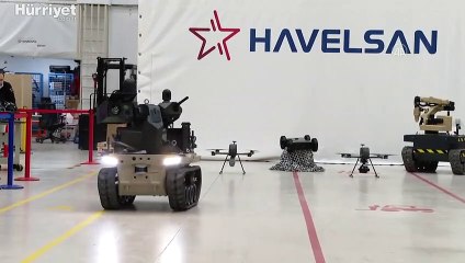 Dijital birliğin robot askeri Barkan göreve hazırlanıyor