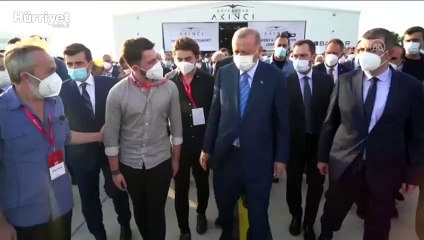 Cumhurbaşkanı Erdoğan, "Akıncı TİHA"yı kullandı