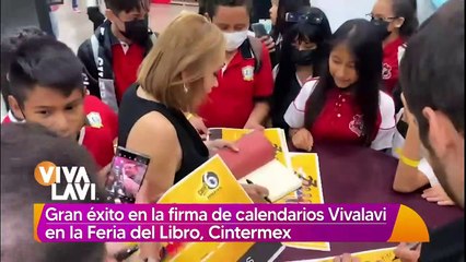 Éxito total firma de calendarios de 'Vivalavi'