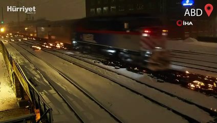 Chicago'da tren rayları ateşe verildi