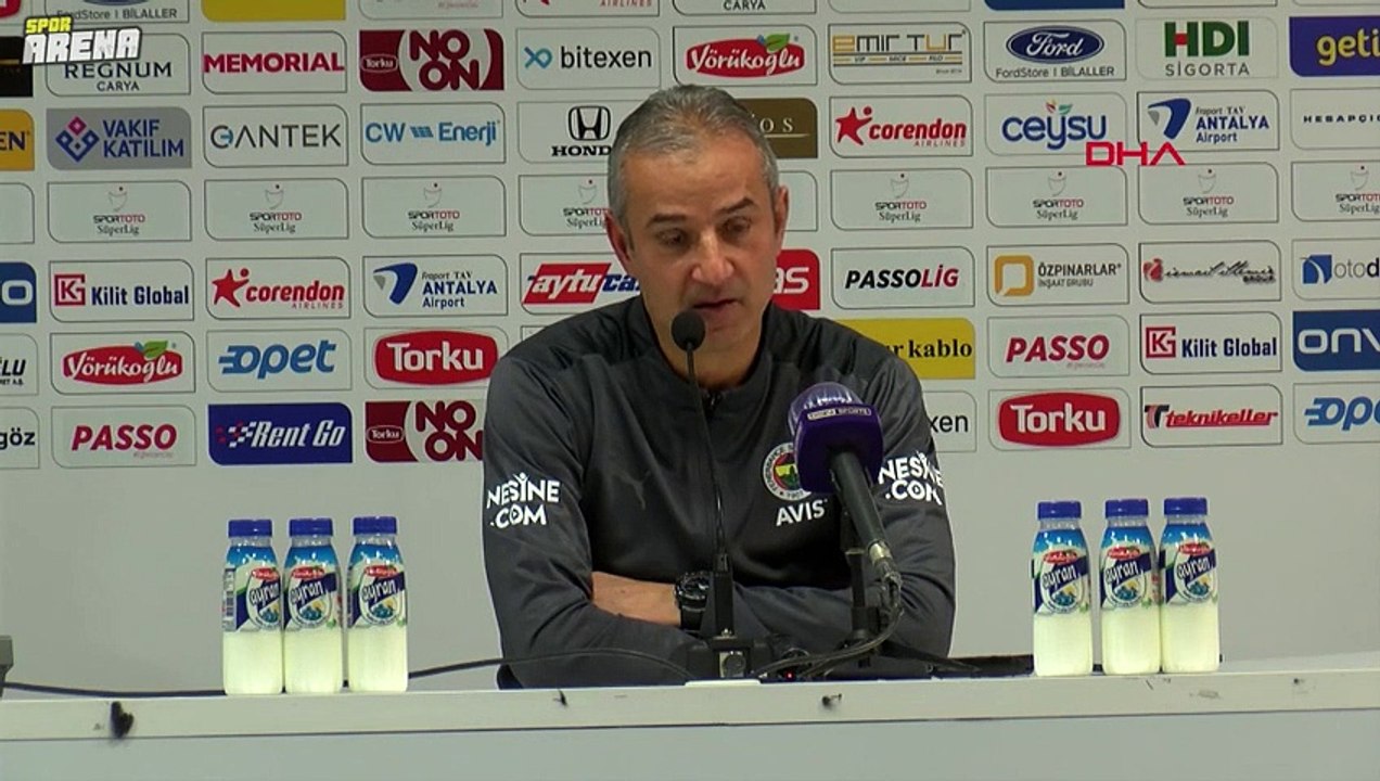 Fenerbahçe Teknik Direktörü İsmail Kartal'ın açıklamaları