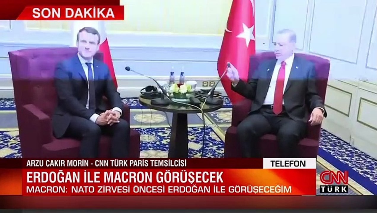 Cumhurbaşkanı Erdoğan ile Macron görüşecek