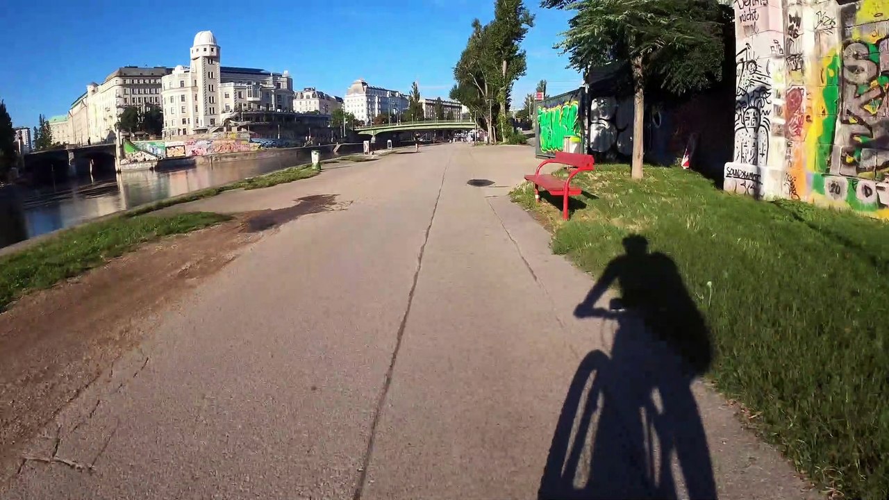 Wien: Neue Promenaden am Donaukanal (Time Lapse)