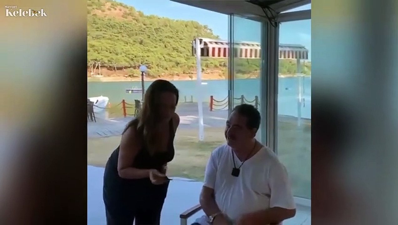 İbrahim Tatlıses ile Hülya Avşar Ayvalık'ta buluştu