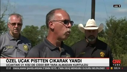 Küle dönen uçaktan tüm yolcular sağ çıkarıldı