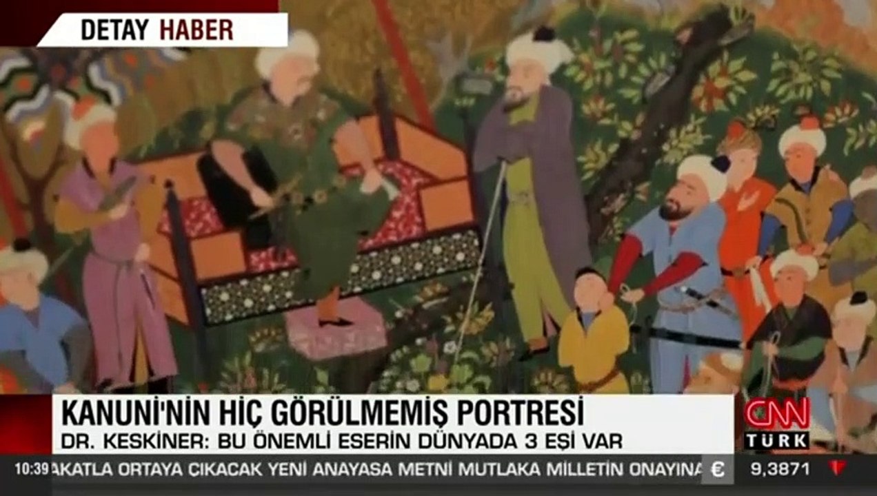 Kanuni'nin hiç görülmemiş portresi