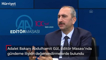 Adalet Bakanı Abdulhamit Gül, yeni anayasa çalışması hakkında konuştu