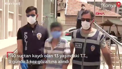 Daha 13 yaşında... 9 günde 3 kez gözaltına alındı