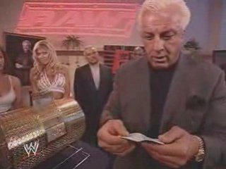 Eddie Guerrero has Ric Flair's number...and his wallet, too.