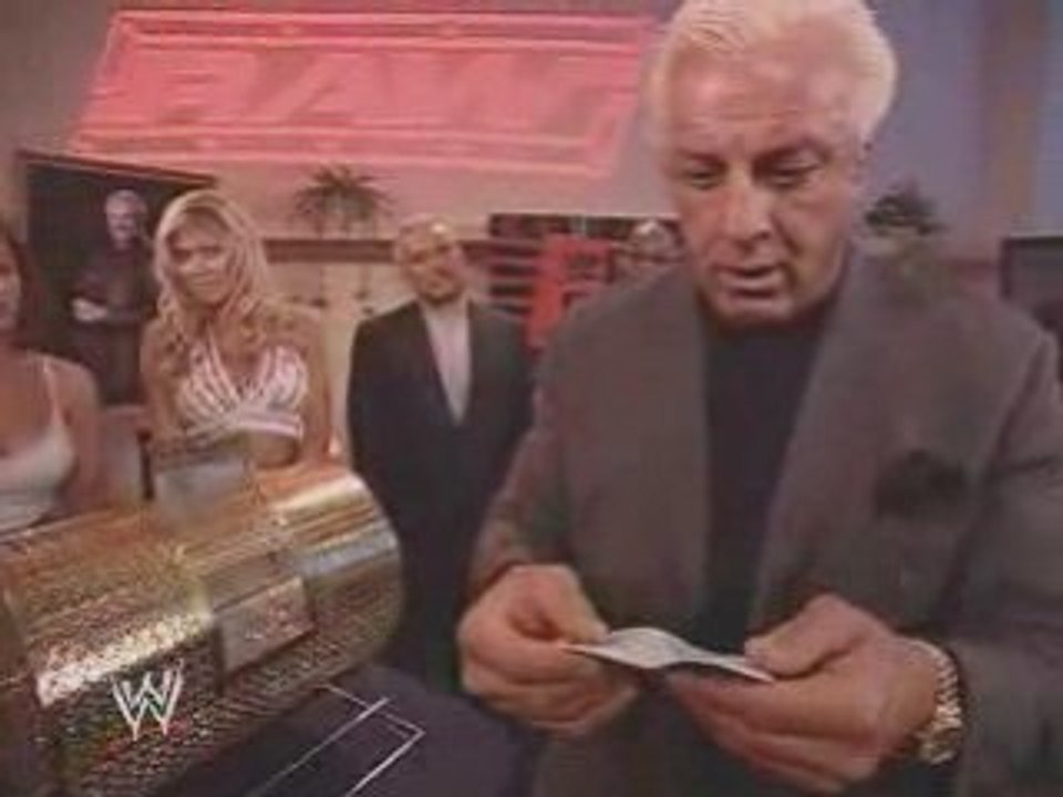 Eddie Guerrero has Ric Flair's number...and his wallet, too.