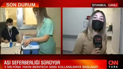 BioNTech aşısı kullanılmaya başlandı