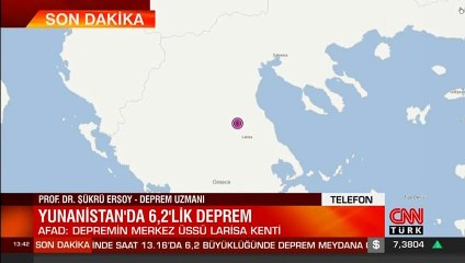 Yunanistan'da deprem! İşte ilk görüntüler