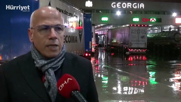 Sarp Sınır Kapısı'ndaki TIR kuyrukları için ilave geçiş peronları devrede
