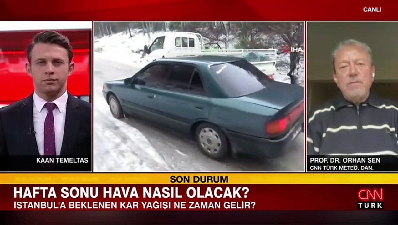 Birçok kente kar geliyor! Prof. Dr. Orhan Şen canlı yayında son hava durumunu açıkladı