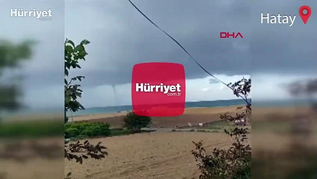 Hatay'da aynı anda 3 hortum oluştu