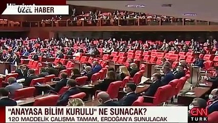 120 maddelik çalışma tamam, Erdoğan'a sunulacak
