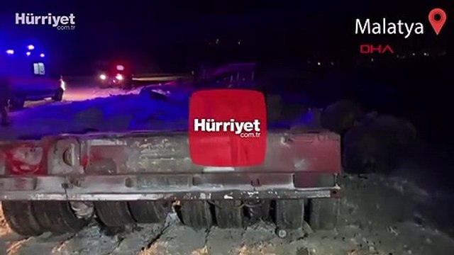 Şarampole devrilen TIR'dan fırlayan sürücü, kaya parçasının altında kalıp hayatını kaybetti