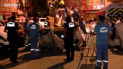 Bahçelievler'de katı atık tesislerinde çalışan  kaçak göçmenlere operasyon yapıldı