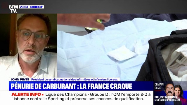 Le Syndicat national des infirmières et infirmiers libéraux demande que des stations-essence soient réquisitionnées