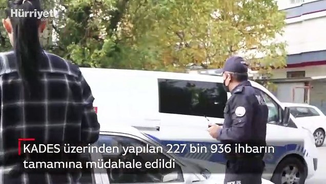KADES üzerinden yapılan 227 bin 936 ihbarın tamamına müdahale edildi
