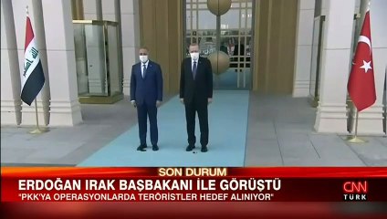 Cumhurbaşkanı Erdoğan Irak Başbakanı ile görüştü