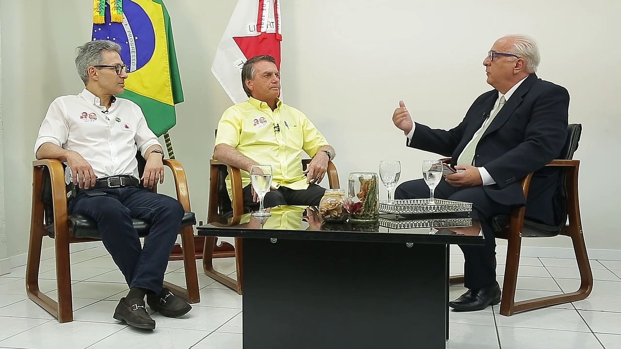 Bolsonaro comenta sobre o apoio do Zema no segundo turno das eleições