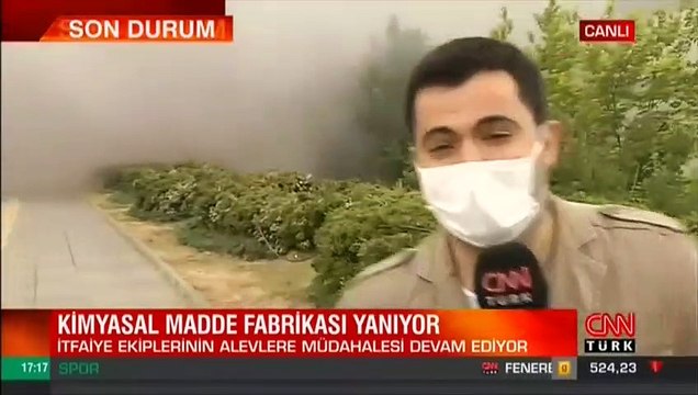 CNN TÜRK muhabirinin zor anları