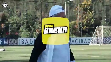 Mustafa Denizli'den minyatür kaleye korner golü