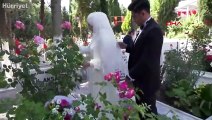 Şehit kızı, nikah masasına emniyet müdürünün kolunda gitti