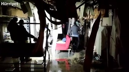 Düdüklü tencerenin patlaması nedeniyle yangın çıktı