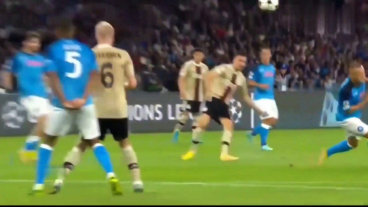 ملخص مباراة نابولي واياكس امستردام 4-2 اليوم - اهداف مباراة نابولي واياكس اليوم