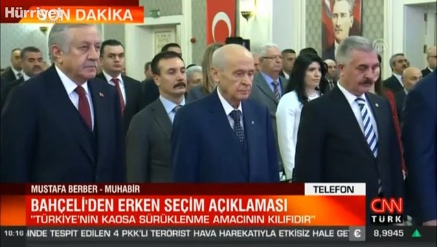 MHP Genel Başkanı Devlet Bahçeli'den açıklama