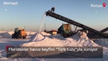 Floridalılar havuz keyfini 