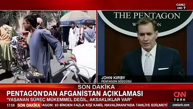 Pentagon'dan Afganistan açıklaması