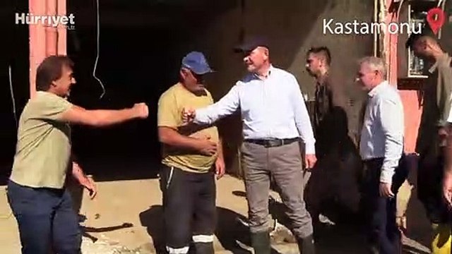 Bakan Soylu, Bozkurt'ta incelemelerini sürdürdü