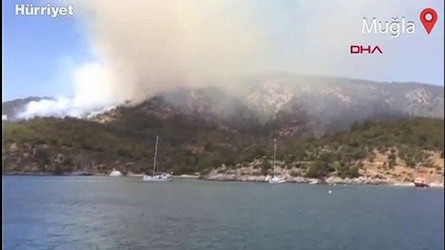 Muğla'nın Milas ilçesinde orman yangını