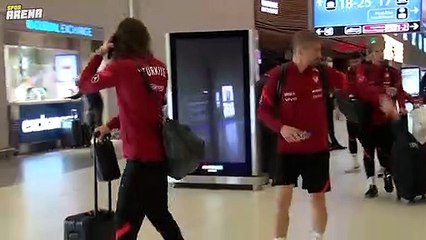 A Milli Futbol Takımı yurda döndü