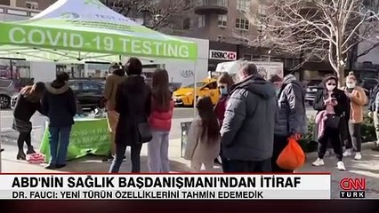ABD'nin sağlık baş tıbbi danışmanı Fauci'den itiraf