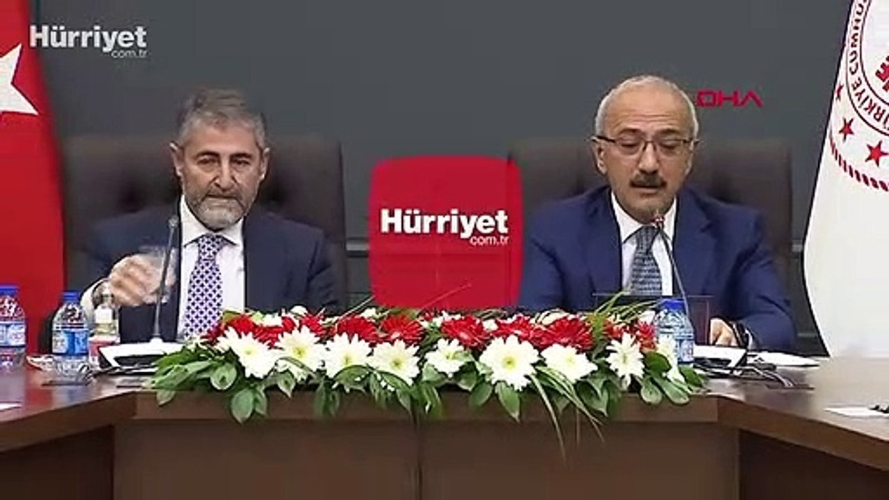 Hazine ve Maliye Bakanı olarak atanan Nureddin Nebati için devir teslim töreni yapıldı