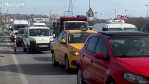 Avcılar'da kısıtlamaya rağmen yoğun trafik