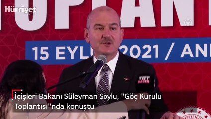 İçişleri Bakanı Soylu'dan göçmen açıklaması