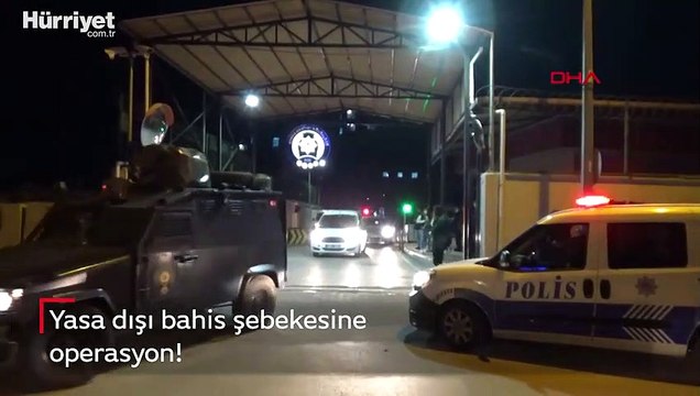 Yasa dışı bahis şebekesine yapılan operasyonda 59 kişi yakalandı