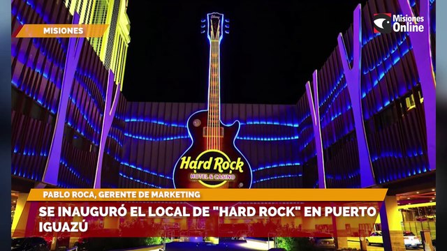 Se inauguró el local de Hard Rock en Puerto Iguazú