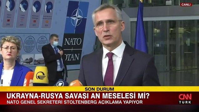 NATO Genel Sekreteri Stoltenberg Ukrayna - Rusya sınırındaki gelişmeler hakkında açıklama yaptı