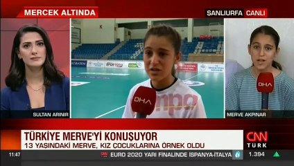Türkiye'yi ağlatan Merve, CNN TÜRK'te konuştu