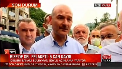 Rize'de sel felaketi! Açıklama geldi