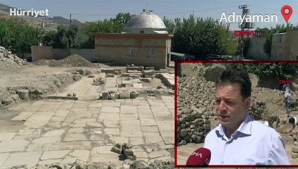 Perre Antik Kenti'ndeki kazılarda sütun ve yazıtlar bulundu