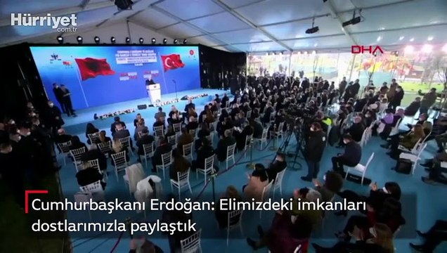 Cumhurbaşkanı Erdoğan: Elimizdeki imkanları dostlarımızla paylaştık